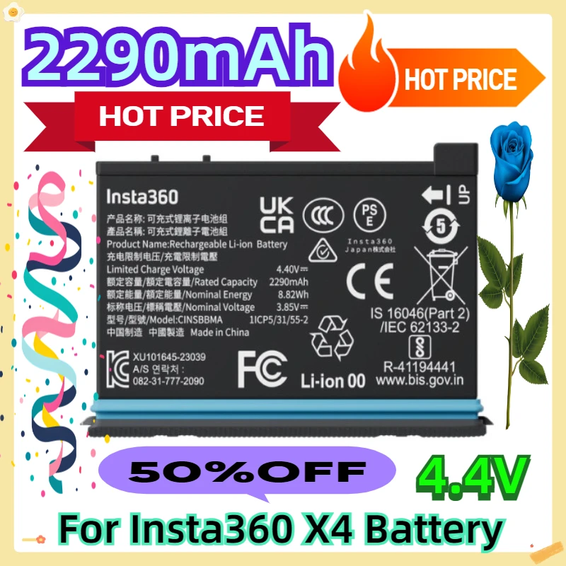 

For Insta360 X4 Battery