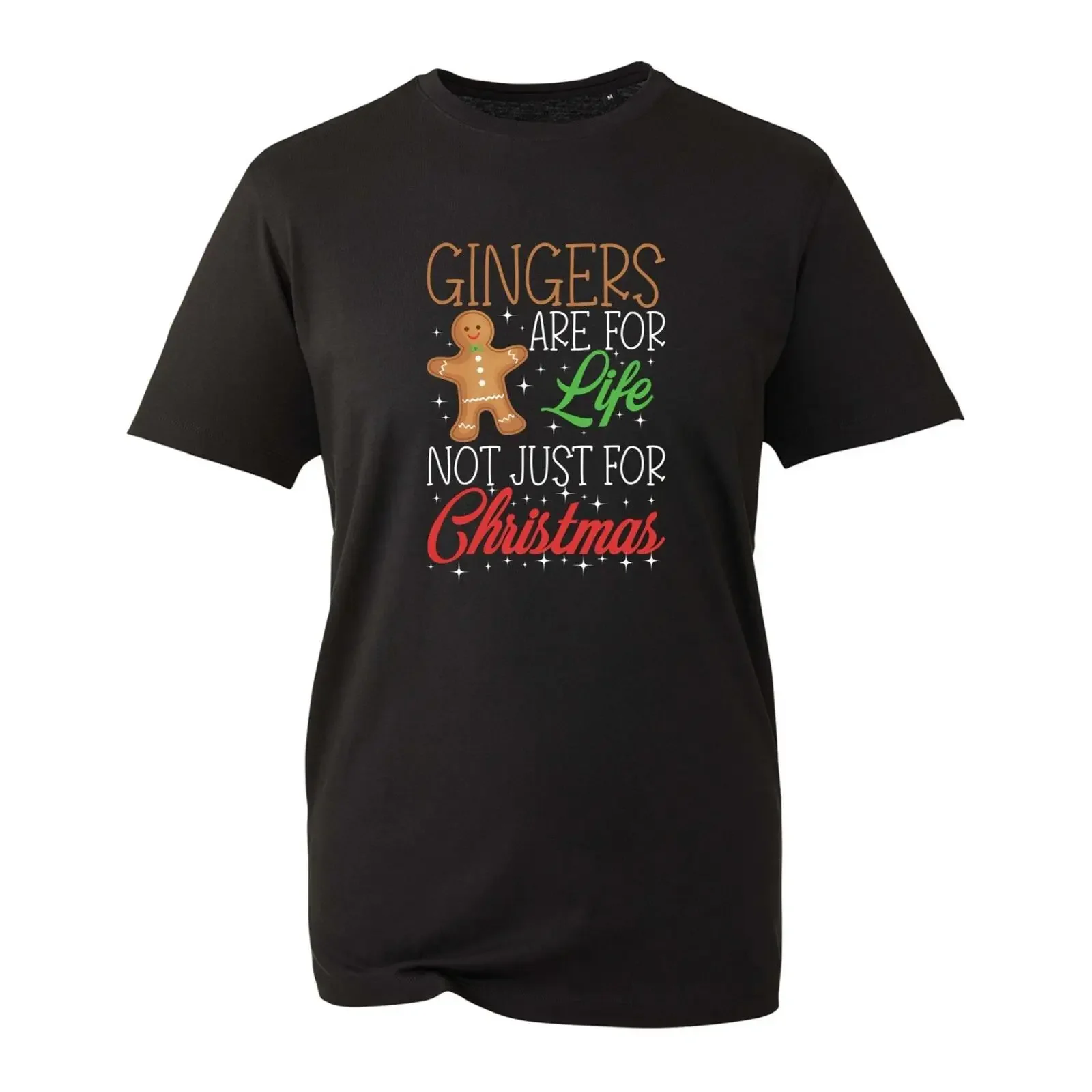 Gingers Are For Life Not Just Christmas T Shirt Xmas Ugly Top vintage Washed Versatile homme Breathable Soft designer clothes