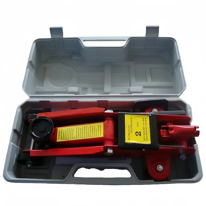 2トン調整可能スチール油圧フロアジャッキ、工場製高品質スチール製クイックリフティングカーハンドツール