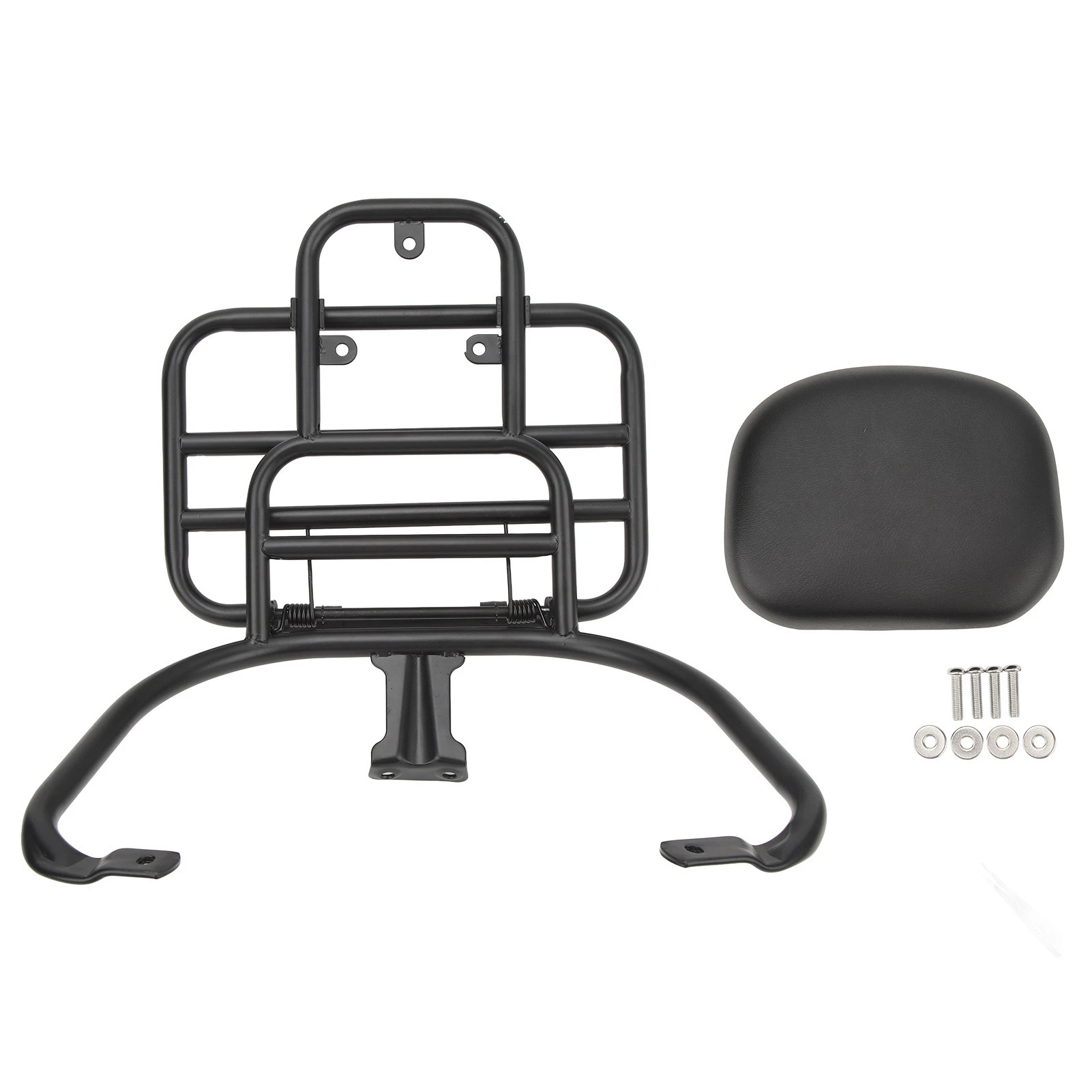Motorcycle Luggage Rack Rear Luggage Carrier Rack with Backrest Cushion Fit for Sprint Primavera 150