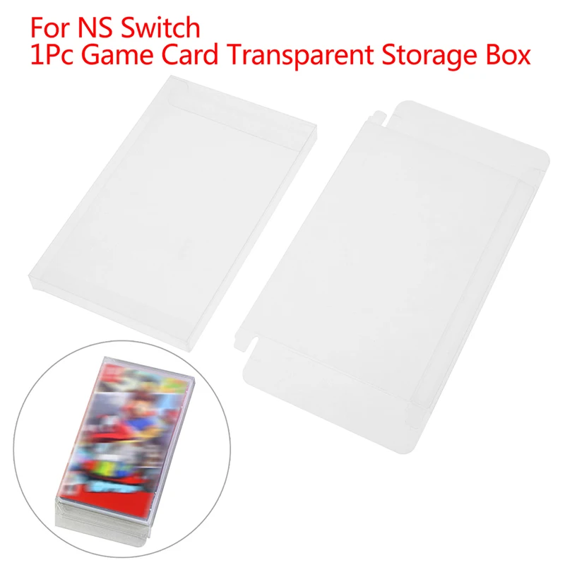 【1Pc Game Card Color Box Protector Collection Storage Plastic Transparent PET Protective Box For NS Switch】