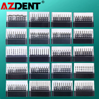 10Pcs/Box  Dia.1.6mm Dental Diamond Burs Drills High Speed Handpiece Polishing Dentist Tools