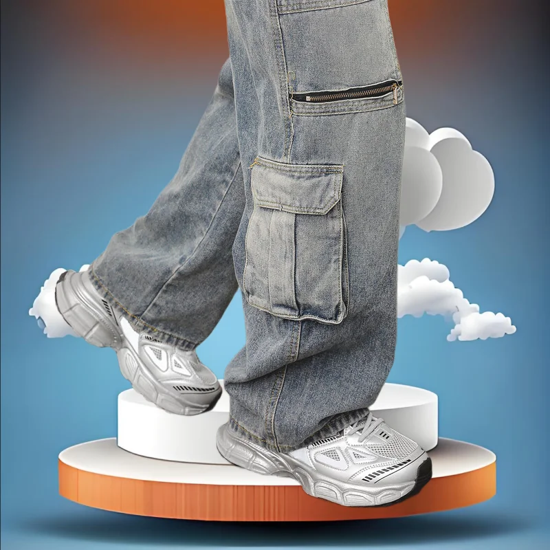 

Comfortable men's running shoes - trendy and fashionable, suitable for couples' daily casual wear, available in multiple colors