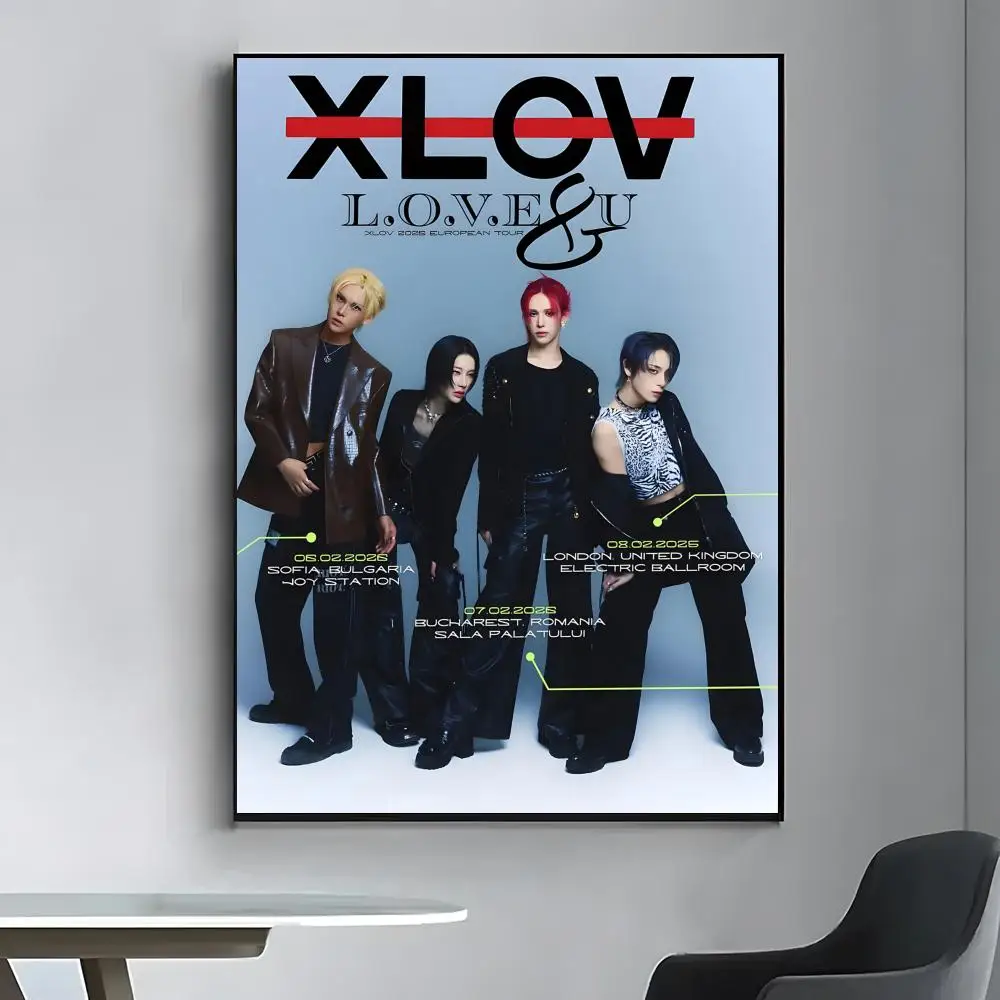K-KPOP XLOV Poster poster stickers, suitable for bedroom, living room, home decoration - view 5