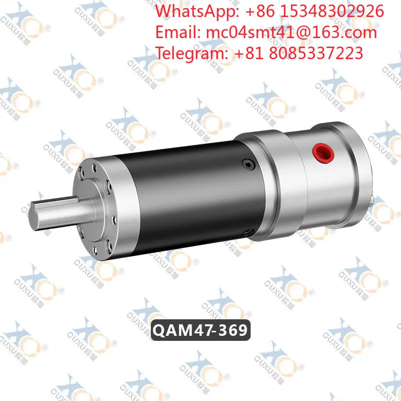 one pc Miniature Vane Air Motor QAM47, Forward Reverse Stepless Speed Pneumatic Power Unit For Environment‑friendly Industrial