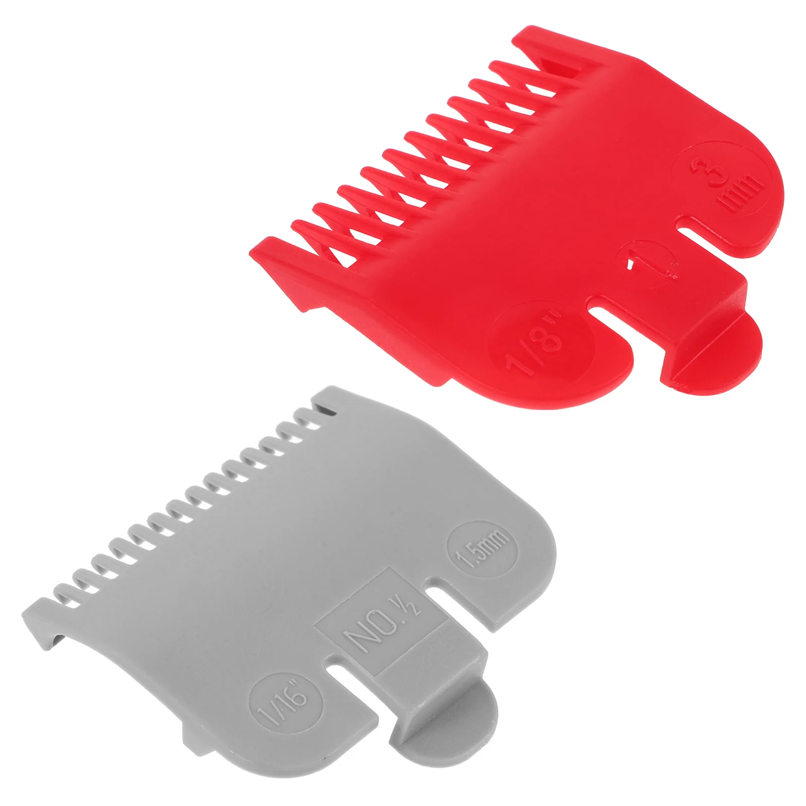 

2pcs Guards Professional Hair Cutting Guide Comb Durable Plastic Combs Hairdressing Accessories Barber Tools Small Clipper