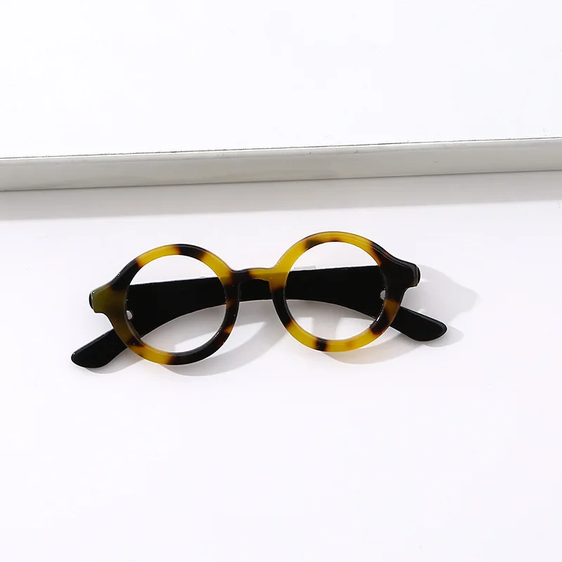 kobiety mężczyźni moda akrylowe okulary przeciwsłoneczne broszka urocze kreskówki szpilki do okularów