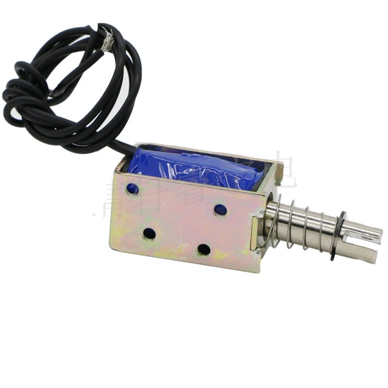 Type de traction de cadre de nervure électroaimant de CC de solénoïde XRN-0630 CC 12V 24V 32W Course 10mm