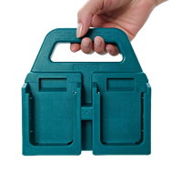 4x Battery Mount Holder Portable Storage Rack Basket Bracket Holder For Makita 18V Battery (NO Batteries)