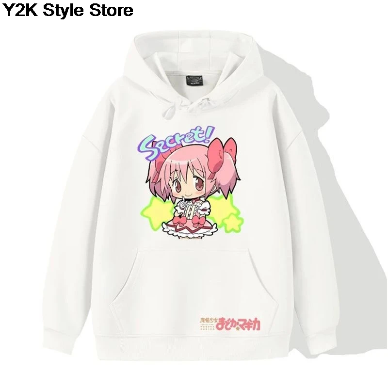 Anime Magical Girl  Hoodie Madoka Kaname Cosplay Hoodie sweatshirts y2k clothes New Man Women hoodie Harajuku Boy girl hoodie