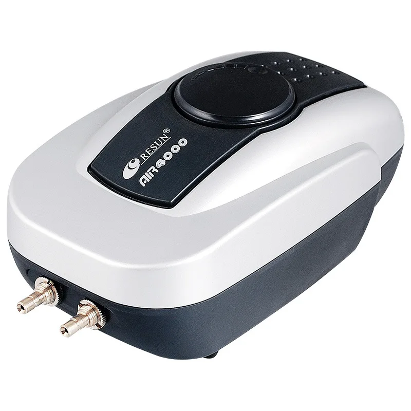 Resun Silent Aquarium Fish Air Pump Oxygen Tank Air Compressor Aerator Aquarium Air Flow Maker Prump for Marine Fish Plant Tank