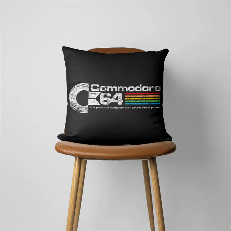 Retro Commodore 64 Cushion Cover for Sofa, Pillow Case, Seat, Car Throw Pillowcase, Home Decorative, 290