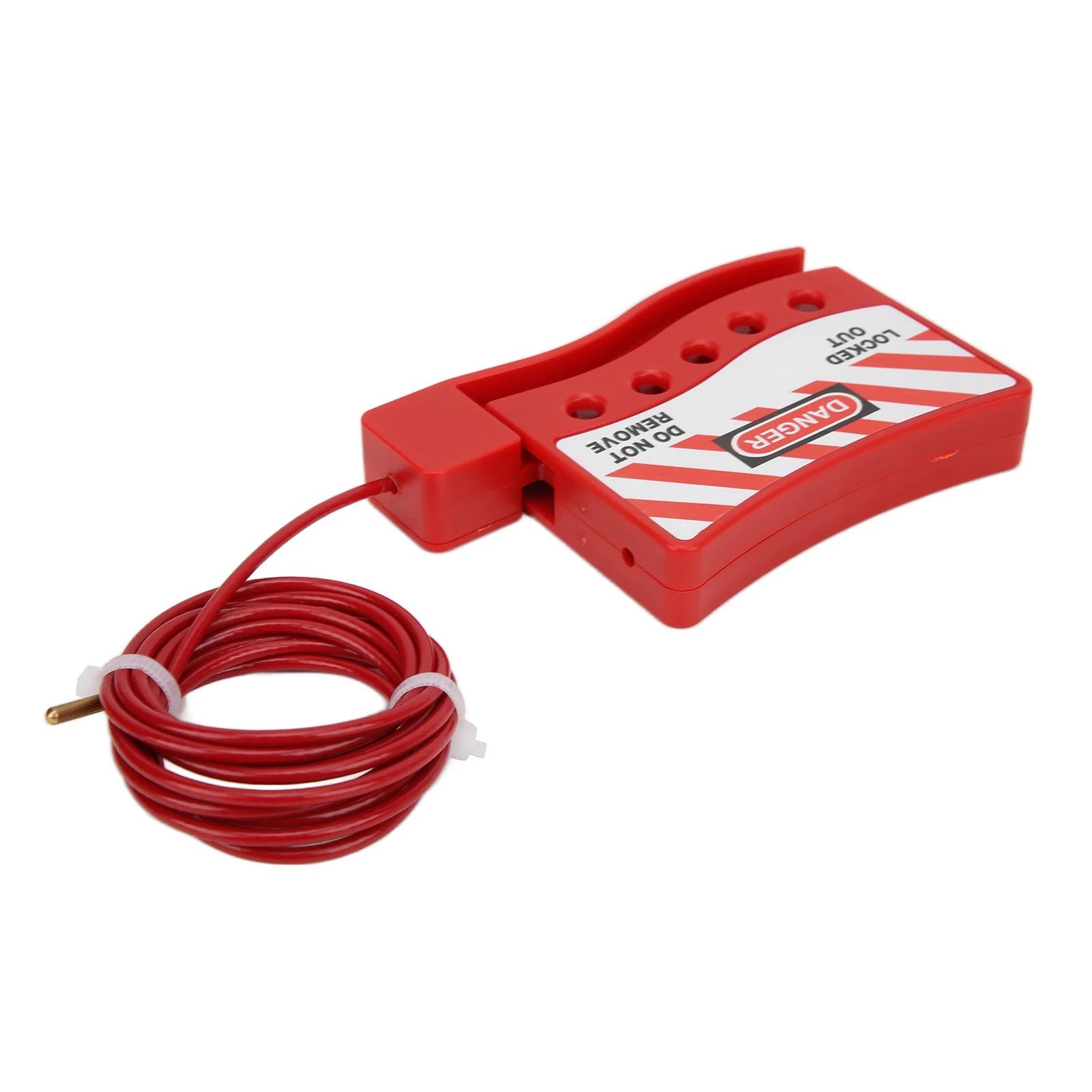 Portable High Toughness Wear Resistant Adjustable Cable Lockout Grip Industrial Lockout Tagout Safety Cable Lock view 5