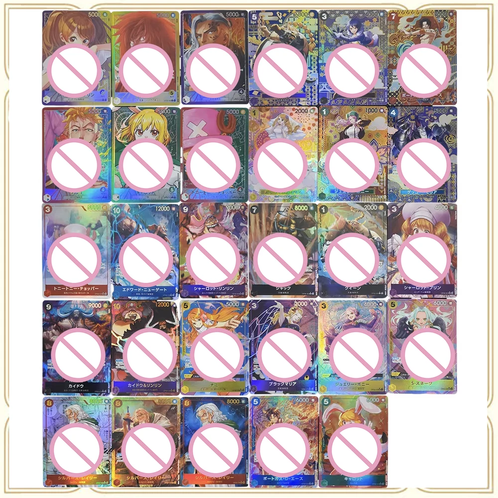 

Anime One Piece DIY ACG Yamato Nami Boy Games Collectible Card Christmas Birthday Gifts Vivi Silvers Rayleigh Tony Tony Chopper