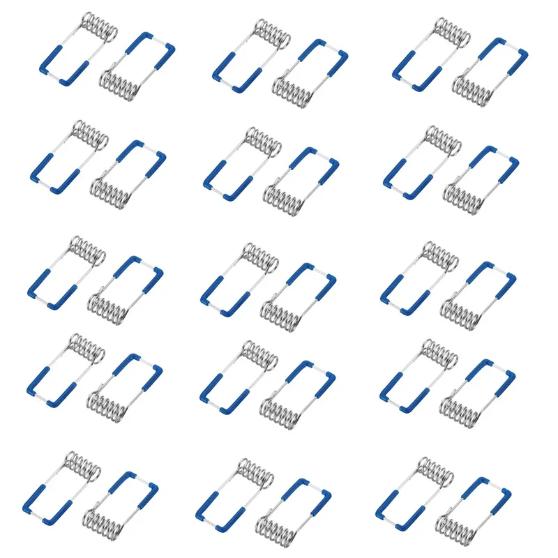Lamp Spring Clips, 10 Pack Emitting Diode Recessed Lighting Accessories Securing Clamps for Ceiling Lamp, Blue