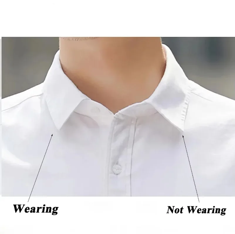 [6 قطع] أدوات تقوية الياقات المصنوعة من الفولاذ المقاوم للصدأ مع 6 مغناطيس، ياقة مغناطيسية تبقى طوق القميص المعدني مع صندوق للرجال