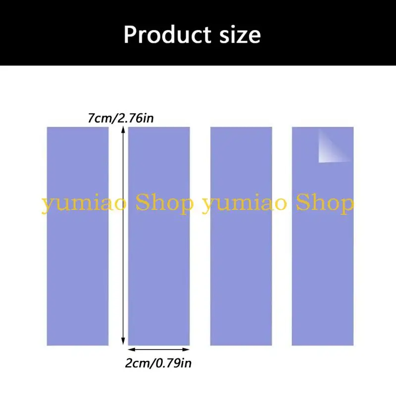 587B 4Pieces Cooling Solution Silicone Thermal Pad For M.2 2280 NVMe Ssds Units