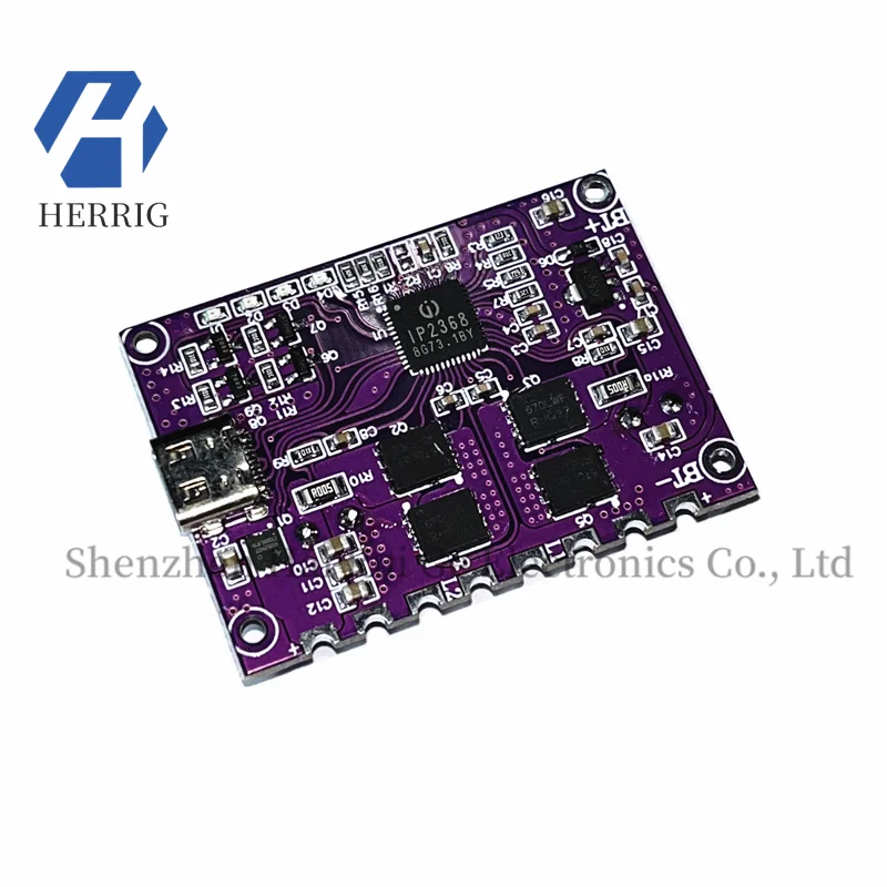 

IP2368 bidirectional high-power fast charging module, power bank circuit board kit, PD100W buck-boost fast charging
