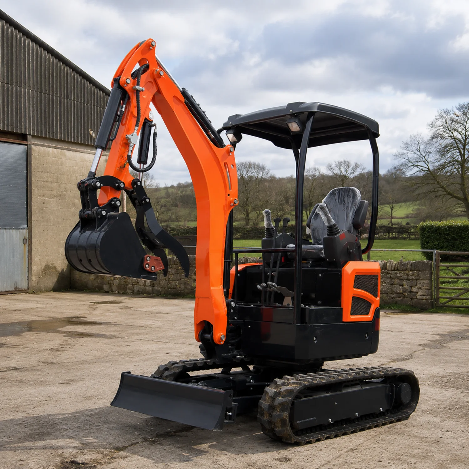 Heavy Equipment Landscaping - Customizable Hydraulic Crawler Excavator CE EPA