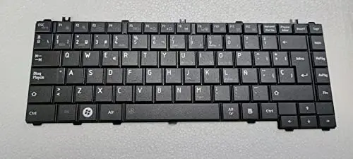 Spanish Keyboard for Toshiba Satellit C600 C600D C645 L600 L600D L630 L640 L645 L700 L730 L740 L745 L745D L730 L735