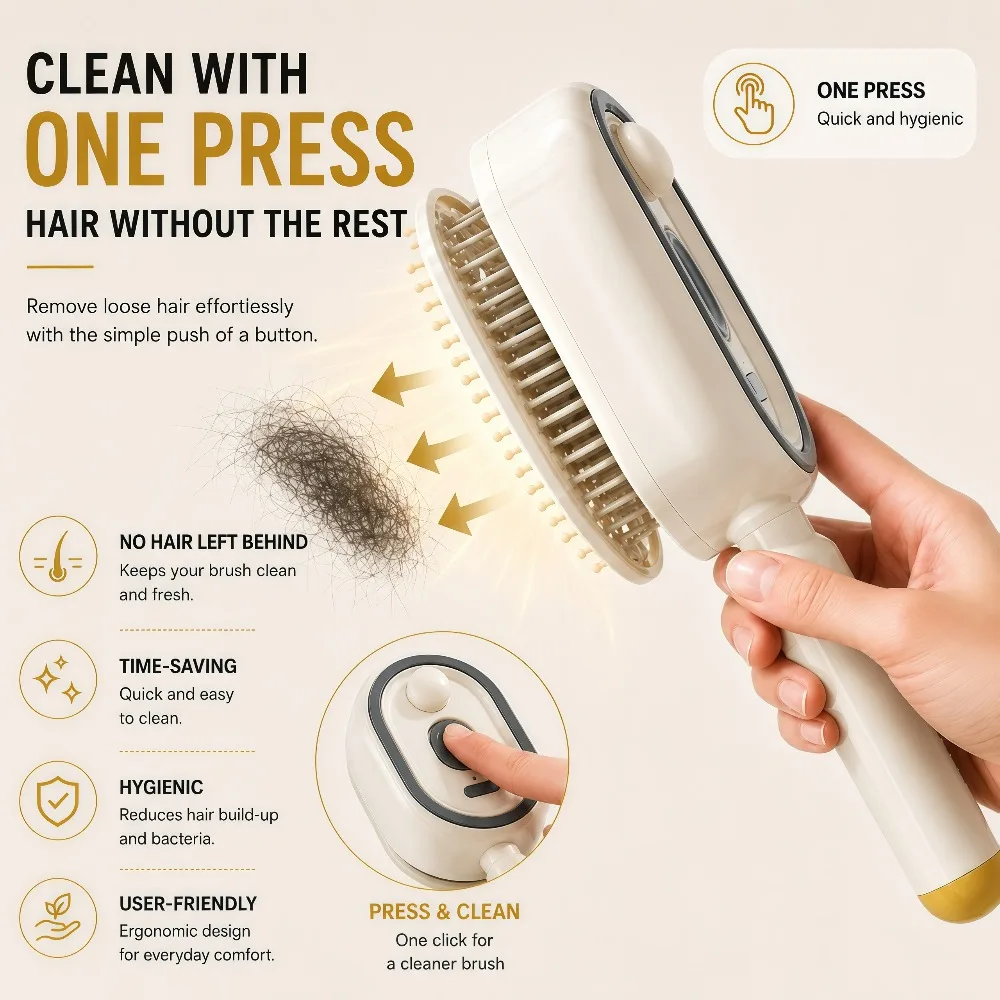 Electric Spray Massage Hair Brush, Rechargeable Detangling Electric Steam Brushs for Hair for Reduce Frizz, Nourishes Hairs
