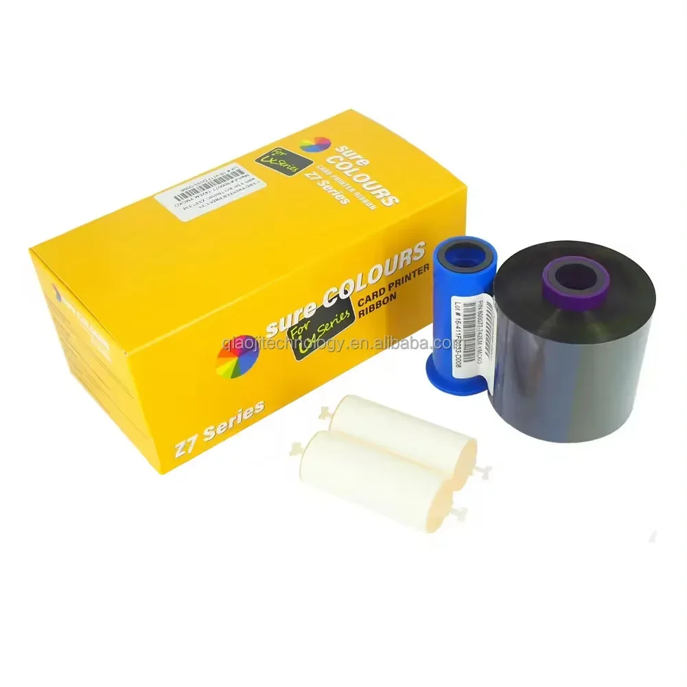 Bulk OEM zebra 800077-742EM YMCKO Color Ribbon for Zxp7 Printer with Free Cleaning Kits| Fast