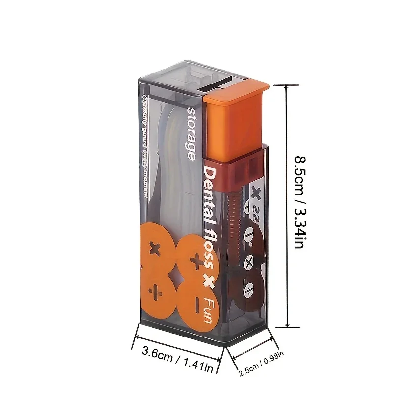 Automatische Pop-Up Tandzijde Opbergdoos Dispenser met 10 Stuks Floss Draagbare Tandenstoker Houder Tandheelkundige Mondhygiëne Zorg Schoon