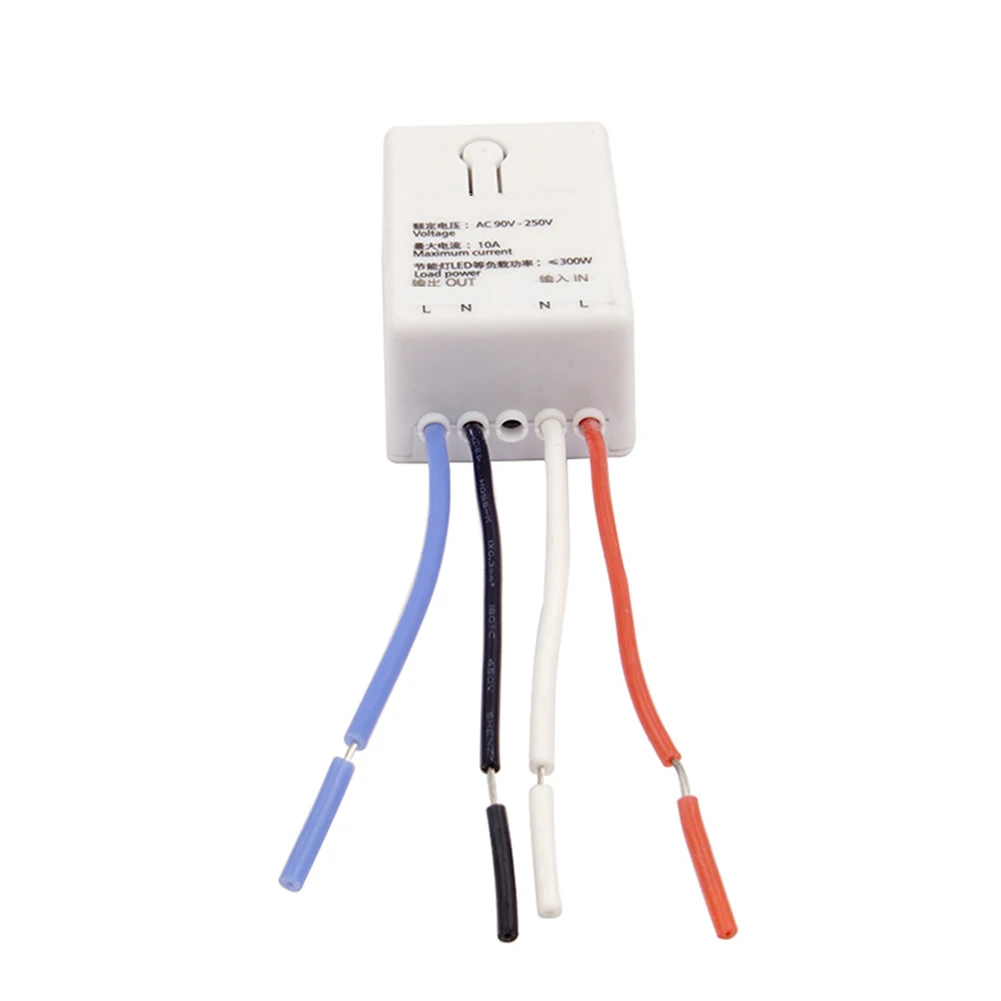 220V Wireless Remote Control Switch Controller Module Works with AC 90V through 250V Dual Control No Wiring Needed