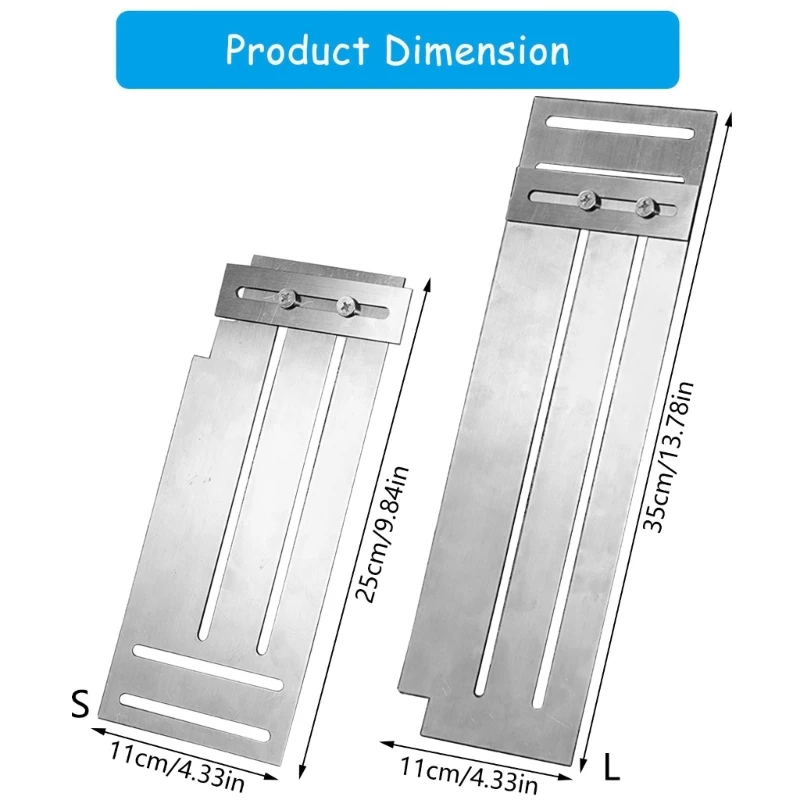 Double Orientation Stainless Steel Leveling Device Alignment Tool For Wall Corners And Ceiling Seam Adjustments D2RD