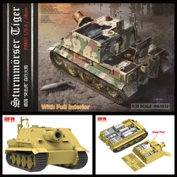 w/Fully Interior[Rye Field Model] Ryefield Model RFM RM-5012 1:35 Sturmmorser Tiger