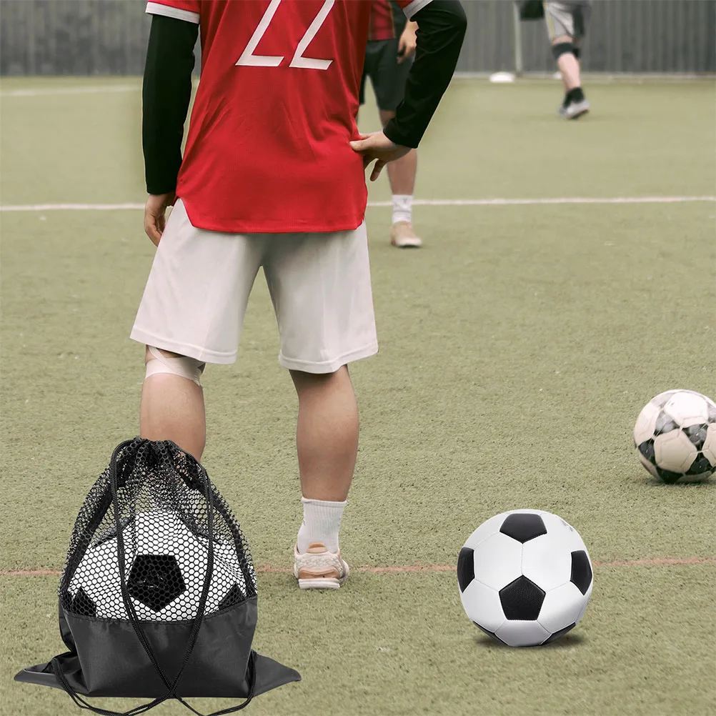 

4pcs Sports Ball Storage Bag for Footballs Basketballs Mesh Drawstring Backpacks Portable Bags Travel