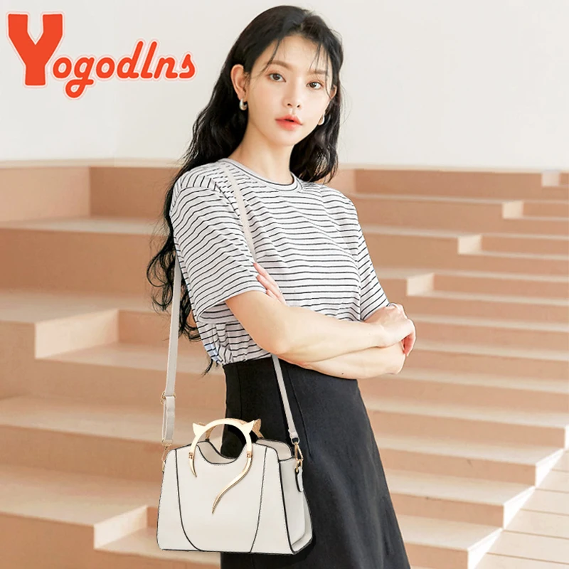 Retro Bucket Crossbody Bags Women Large Capacity Handbag Casual Shoulder Messenger Bag Ladies PU Leather Top Handle Bag