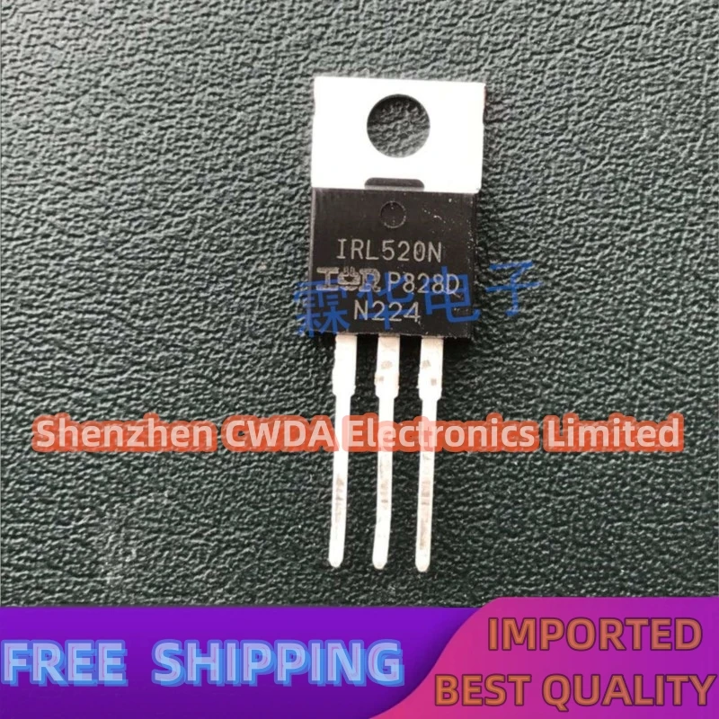 10PCS-20PCS    IRL520NPBF IRL520N 100V 10A TO-220   In Stock Can Be Purchased 