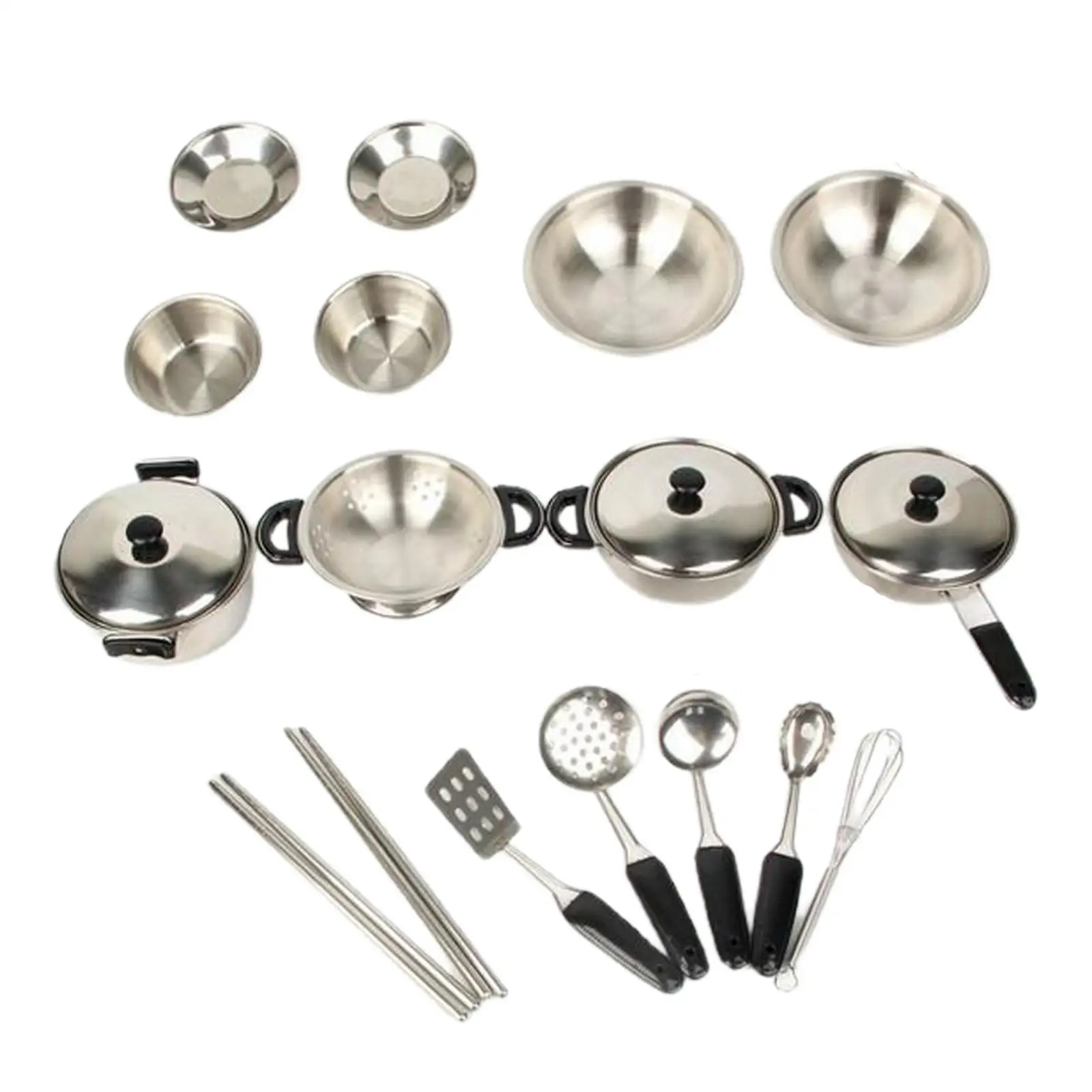 20 Rooms / Set Kitchen Crockery Toys Kitchen Utensils Pots And