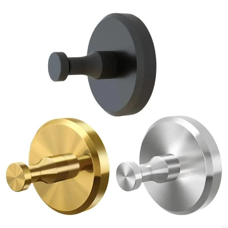 

652F 2 Pieces Sturdy Stainless Steel Suction Cup Hook Suitable for Hanging Loofahs Clothes and Bags Storage Solution