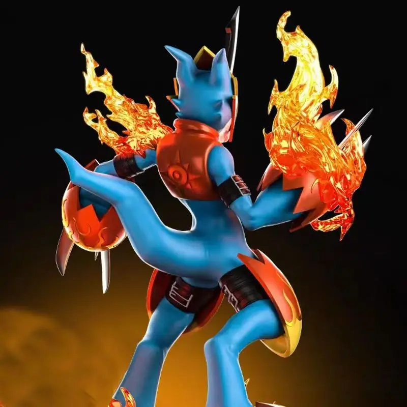 Digimon Royal Flame Beast Lotus Beast Flame figures anime anime Dragon Divine Collection Mode Table setup Favorite PVC toys