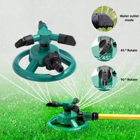 Sprinkler Nozzle 360 Degree Automatic Rotating Water Spray Garden Lawn Automatic Sprinkler Garden Watering Irrigation Supplies