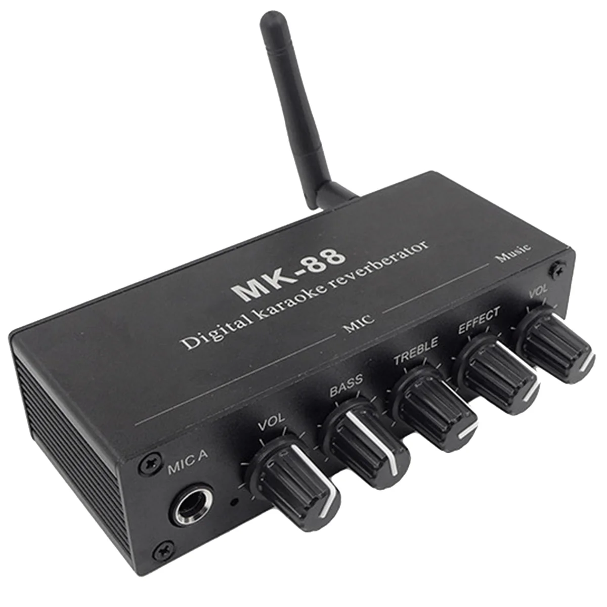 

MK-88 6.5mm Microphone Reverb Effect Bluetooth Coaxial Decoder Stereo Preamplifier Audio Amplifier Mixing Board -B12B