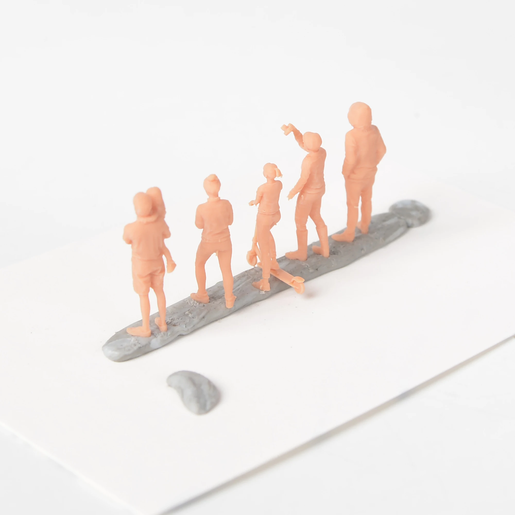 Yao's Studio LYT106 1/87 HO Scène Miniatuur Karakter Model Multi poose Figuren Militaire Auto Spoorweg Spoor Accessoire