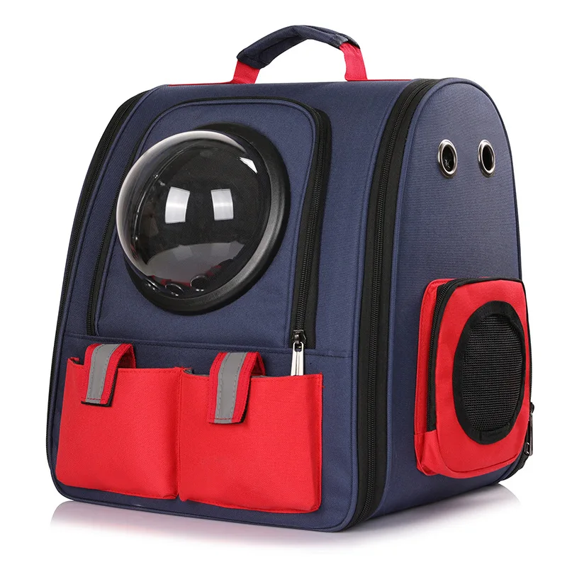 

Wholesale Pet Carrier Travel Outdoor Bag Portable Front And Back Backpack Crossbody Bag For Pet Dogs Cats