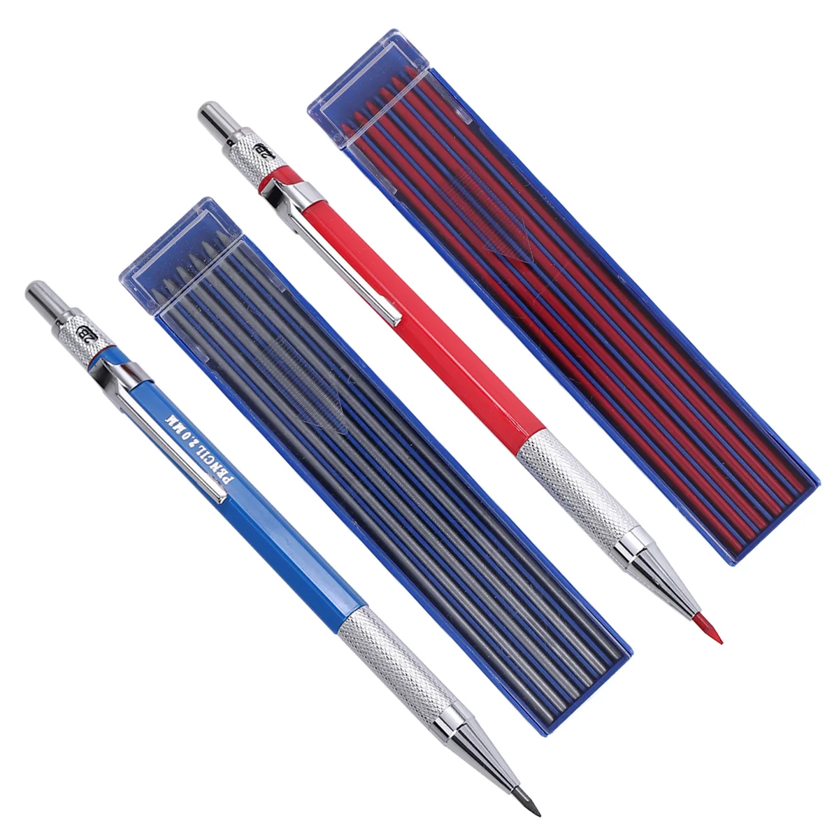 Gfc-2 шт. Карандаш для сварщиков полос с 24 стержнями 2 мм Механический карандаш со встроенной точилкой Столярные карандаши