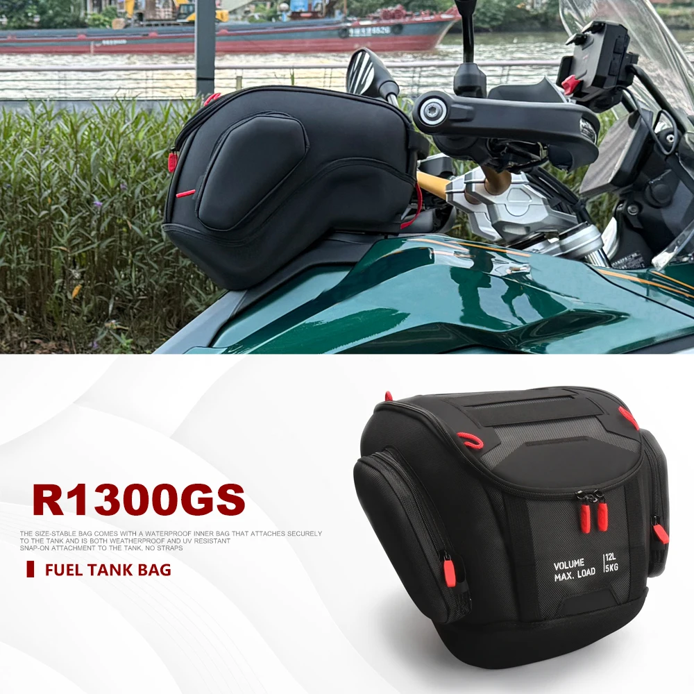 

2025 2024 2023 For BMW GS1300 R 1300 GS R1300 GS R1300GS Motorcycle Accessories Fuel Tank Bag Luggage Storage Bag Black Kit