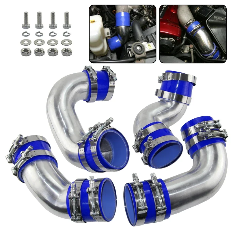 Intercooler Pipe Piping Kit Front Mount Fits For Nissan Skyline R33 R34 GTR RB26DETT Black/Red/Blue
