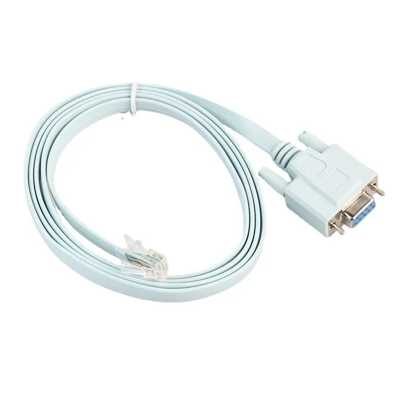 USB Console Cable RJ45 Cat5 Ethernet To Rs232 DB9 COM Port Serial Female Rollover Routers Network Hardware