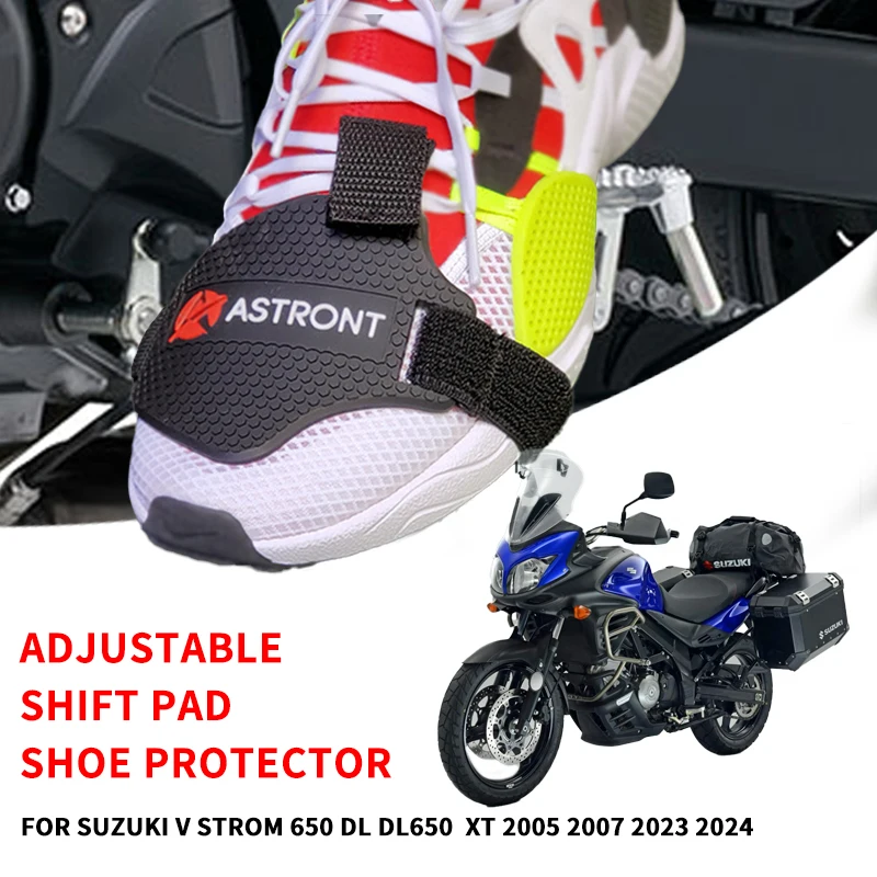 Motorcycle Adjustable Gear Shifter Pad Boot Shoe Protector Guard For suzuki v strom 650 dl DL650  XT 2005 2007 2023 2024