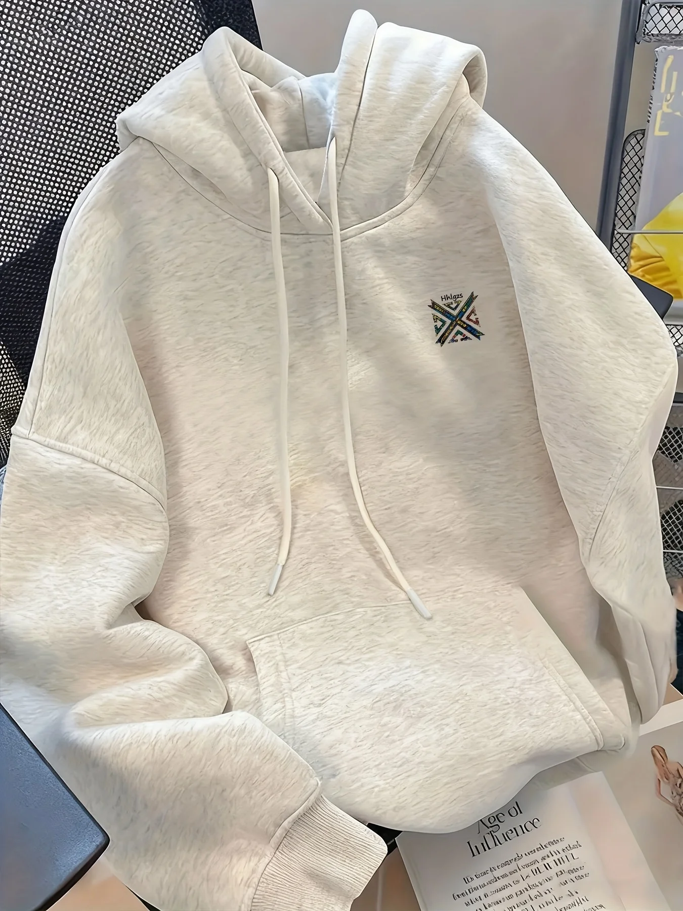 الرجال عادية مطبوعة نمط هوديي 2025 الخريف الشتاء جديد حار بيع الرجال النساء القطن الخالص عادية المألوف فضفاض هوديي #4