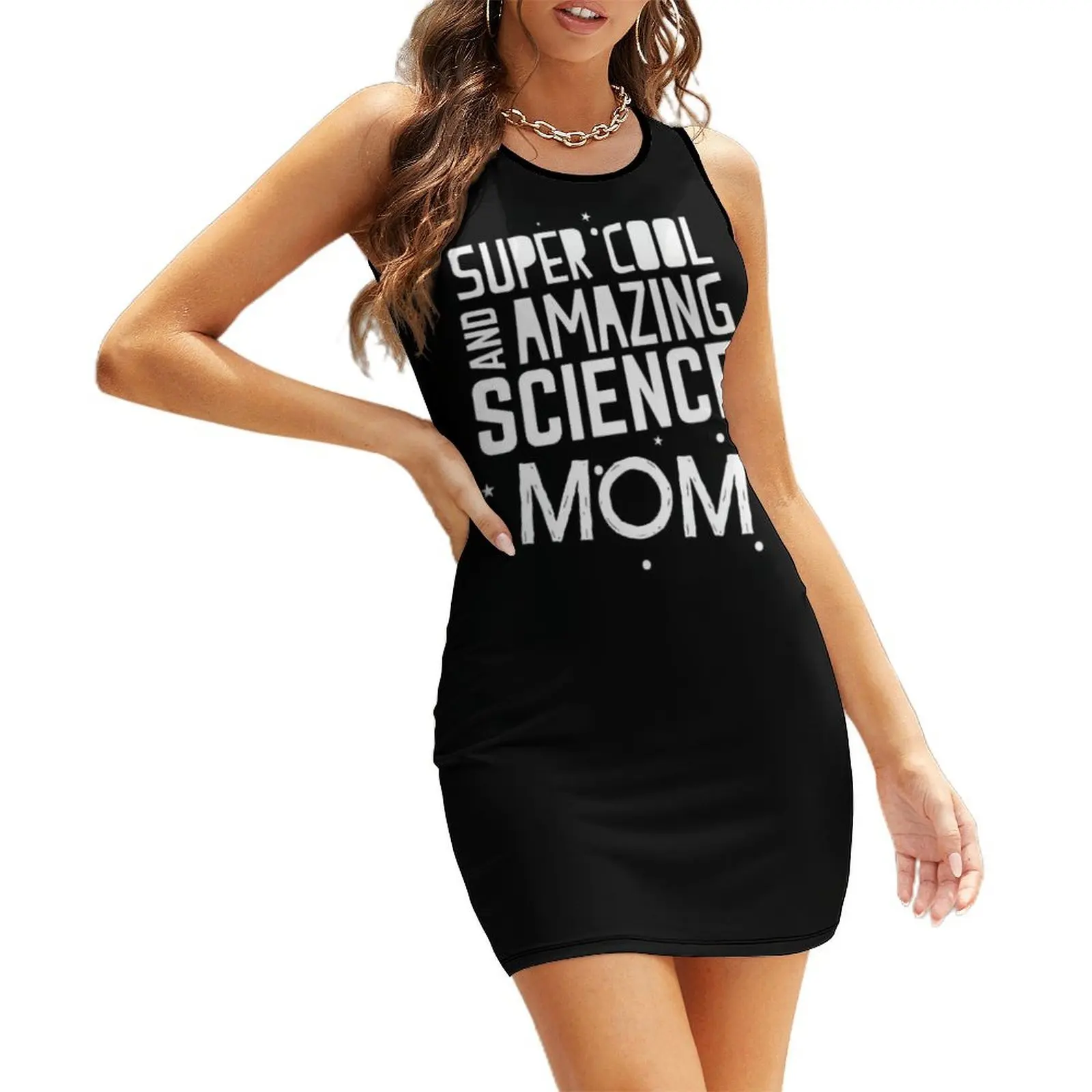 

Super cool and AMAZING science mom Sleeveless Sundress dress party night summer women's dress 2025 Summer women's clothing
