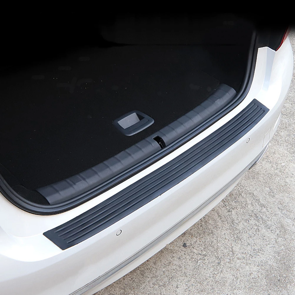 

2 Pcs Protector Protective Strip Decorative Rear Bumper Rubber Automotive Exterior Accessories