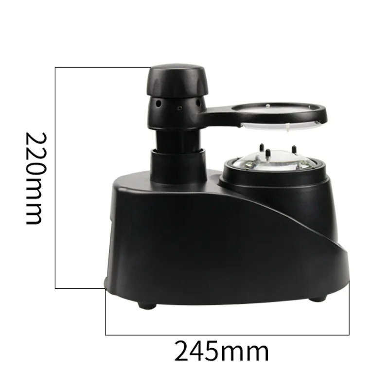 Dispositivo central de equipamento de processamento de óculos Localizador central de lentes