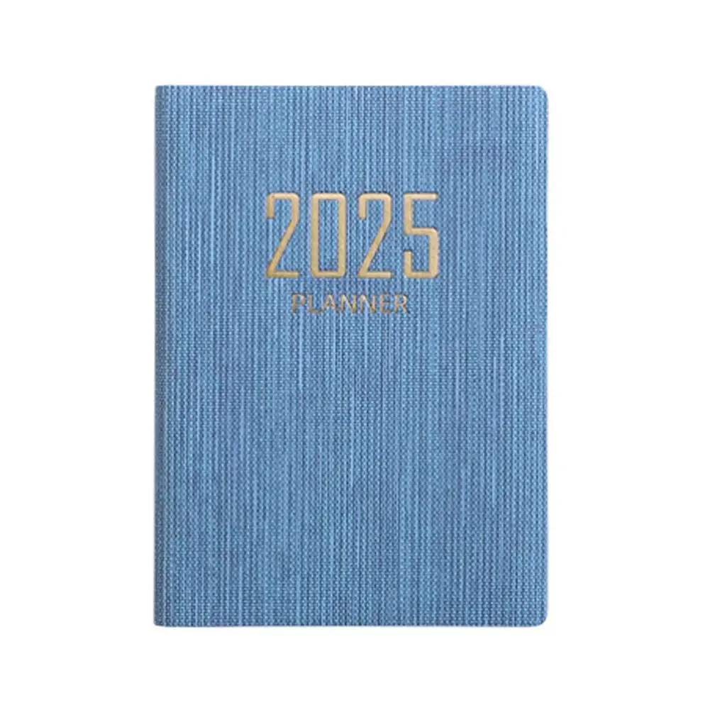 2025 A7 English Calendar Mini Agenda Book Portable Planners Creative Schedule A7 Daily Notebooks Notebook Pocket Weekly Sma Q2M7